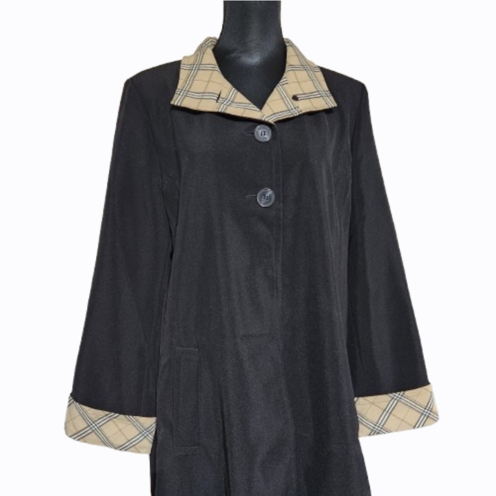 VTG NOVELTI Junior Long A-Line Black Jacket (15/16)